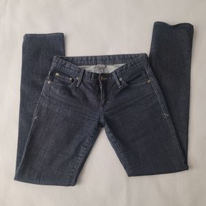 Armani Exchange Womens Skinny Jeans Blue Stretch Dark Wash Denim Zipper USA 4